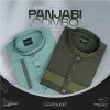 Premium Cotton Panjabi Combo 2 Pcs - Mint & Olive